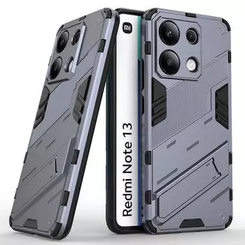 Для Xiaomi Poco M6 M5s M5 M4 Pro 5G Punk Armor противоударный бампер прочный прорезиненный ПК подставка держатель чехол чехол Poco M4 5G красный
