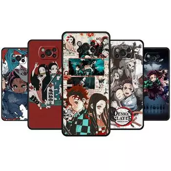 Для Xiaomi POCO MI 11 lite F3 10T M4 Pro 5G X3 NFC 11T F4 GT X4 M3 9T Celular чехол модный убийца демонов Kimetsu No Yaiba POCO X4 NFC