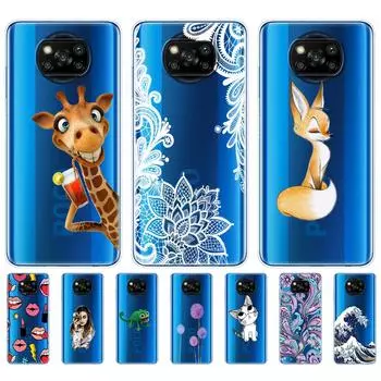 Для Xiaomi Poco X3 NFC силиконовый чехол с мягкой задней панелью для POCO X3 Pro чехол из ТПУ, бампер для Poco X 3 PocoX3 NFC 6,67 дюйма, глобальный чехол для телефона For POCO X3 NFC