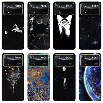 Для Xiaomi Poco X4 Pro 5G PocoX4 Pro 5G чехол Мягкая силиконовая задняя крышка Чехол для телефона с рисунком из мультфильма Креатив For Xiaomi Poco X4 Pro 5G