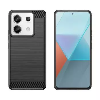 Для Xiaomi Poco X6 Чехол Чехол Матовый Резиновый Чехол Для Телефона Ударопрочный Силиконовый Защитный Чехол Xiaomi Poco X5 X6 X6 Pro 5G Poco X6 чёрный