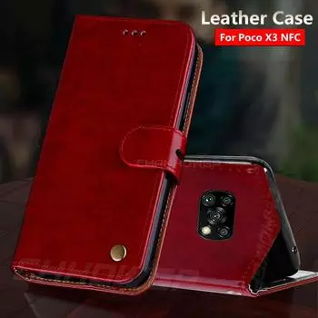 Для Xiaomi Pocophone X3 NFC чехол роскошный кожаный кошелек магнит флип-подставка телефонные чехлы для Poco X 3 X3 NFC противоударный мягкий силиконовый чехол из ТПУ Fundas Xiaomi Poco X3 NFC жёлтый