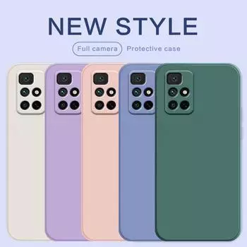Для Xiaomi Redmi 10 2022 Чехол Цветные Чехлы Для Телефонов Для Redmi 10 5G Силиконовый Мягкий Чехол Для Redmi 10 Prime 2022 Fundas For Redmi 10