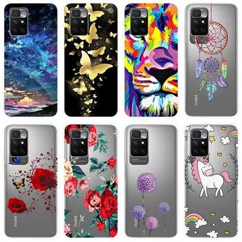 Для Xiaomi Redmi 10 Redmi10 чехол Мягкая силиконовая задняя крышка чехол для телефона с рисунком For Xiaomi Redmi 10