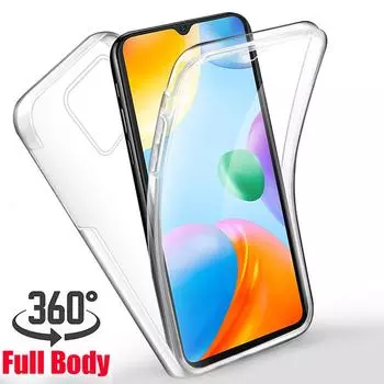 Для Xiaomi Redmi 10C Note 12 5G Note 12 Pro чехол с защитой всего тела на 360 градусов для POCO X5/X5 Pro 5G A1 A1 + двухсторонний противоударный чехол из ТПУ + ПК