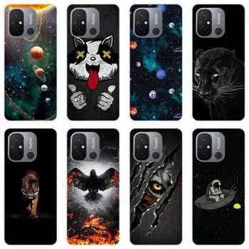 Для Xiaomi Redmi 12C 12 C Redmi12C чехол Мягкая силиконовая задняя крышка Чехол для телефона с рисунком из мультфильма Инновационный чехол For Xiaomi Redmi 12C