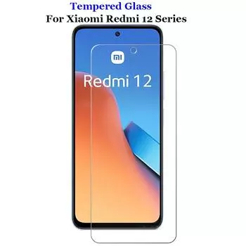 Для Xiaomi Redmi 13 13C 12 12C 5G прозрачное закаленное стекло 9H 2.5D премиум-класса передняя защитная пленка для экрана взрывозащищенная защитная пленка закаленная защита 1 Pcs (Redmi 12) чистый