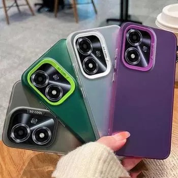 Для Xiaomi Redmi 13 Чехол Redmi 13 5G Чехол для телефона Poco m6 Pro Чехол POCO M6 4G M6 Plus F6 Роскошный металлический матовый чехол Aurora Skin Redmi 13