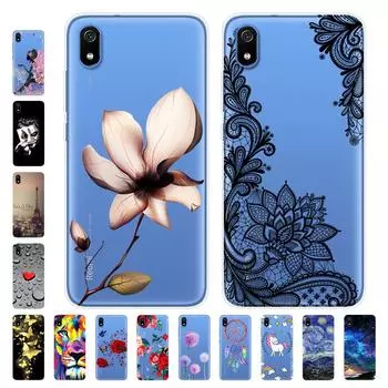 Для Xiaomi Redmi 7A 7 A Redmi7A чехол Мягкая силиконовая задняя крышка чехол для телефона фиолетовый