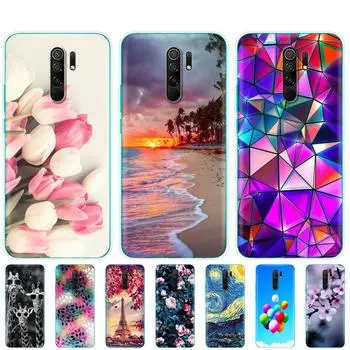 Для xiaomi redmi 9 чехол силиконовый чехол для задней панели телефона чехол для redmi 9 мягкий чехол 6,53 дюйма etui чехол-бампер противоударный защитный for redmi 9