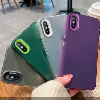 Для Xiaomi Redmi 9A Чехол Redmi 9AT Чехол для телефона Redmi 9i Чехлы Redmi 9A Sport 9i Sport Роскошный металлический матовый чехол Aurora Skin Redmi 9A