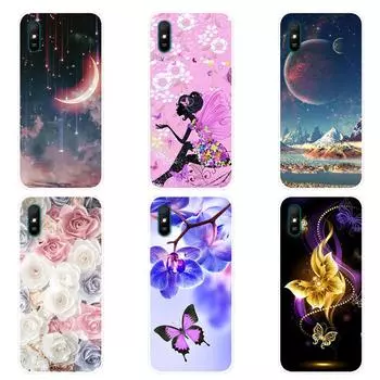 Для Xiaomi Redmi 9A Силиконовый ТПУ задняя крышка Мягкий чехол для телефона Redmi 9A Чехол