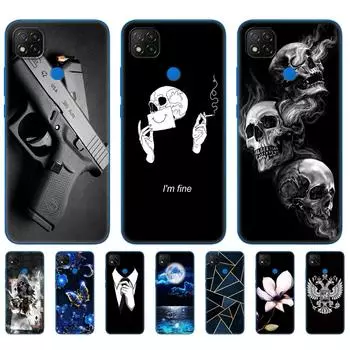 Для xiaomi redmi 9C Чехол Мягкий ТПУ Силиконовый Телефон Задняя Крышка Для redmi 9C Чехол 6,53 дюйма etui бампер Fundas Coque redmi 9C