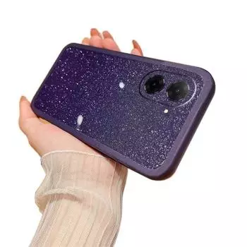 Для Xiaomi Redmi A5 4G A 5 роскошный блестящий силиконовый чехол для телефона RedmiA5 Turbo 4 Pro POCO C71 F7 Ultra X7 защитная пленка для объектива камеры прозрачный бампер For Redmi A5 4G фиолетовый