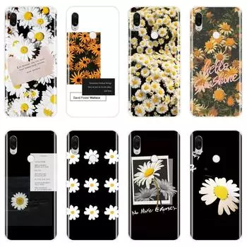 Для Xiaomi Redmi K20 Pro 7 7A GO Y2 Y3 чехол для телефона силиконовый чехол с цветком ромашки эстетичная мягкая задняя крышка для Xiaomi Redmi Note 7S 7 PRO Redmi 7
