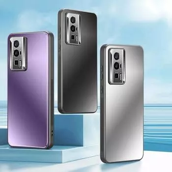 Для Xiaomi Redmi K70 K60 Pro Ultra Metal lens все включено Защитная задняя панель PC Матовый Матовый Бампер с защитой от отпечатков пальцев Чехол-держатель K60/K60 Pro серебряный