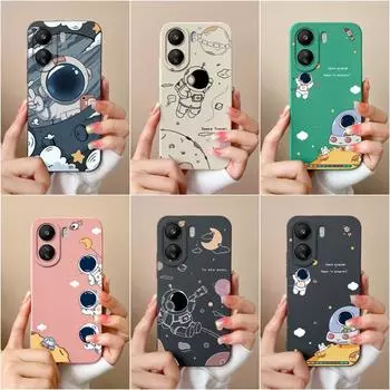 Для Xiaomi Redmi K70 Pro K70E 13C Note 13 Pro + K60 Ultra 13R задняя крышка Роскошный матовый жидкий силикон противоударный защитный бампер для астронавта redmi 13C 4G