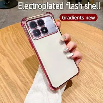 Для Xiaomi Redmi K70 Ultra Case Redmi K70 Extreme Edition Phone Case K70Ultra Bumper Shockproof Protective Cover Clear Galplate For Redmi K70 Ultra