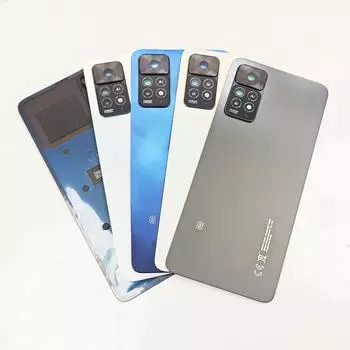 Для Xiaomi Redmi Note 11 Pro 4G 5G, стеклянная задняя крышка корпуса 11E Pro, сменная задняя дверь, жесткий аккумулятор 5G Graphite Gray