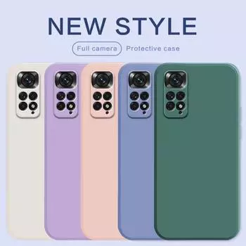 Для Xiaomi Redmi Note 11S 11 Pro 4G 5G 11E чехол Funda мягкий силиконовый противоударный бампер чехол Note 11 PRO задняя крышка цветной чехол For Redmi Note 11
