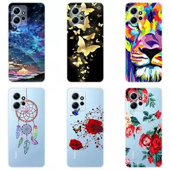 Для Xiaomi Redmi Note 12 Note12 4G чехол Мягкая силиконовая задняя крышка чехол для телефона с героями мультфильмов For Redmi Note 12 4G