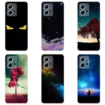 Для Xiaomi Redmi Note 12 Note12 4G чехол Мягкая силиконовая задняя крышка Мультяшный чехол для телефона Разнообразие For Redmi Note 12 4G
