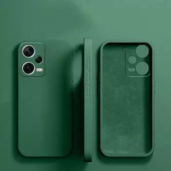 Для Xiaomi Redmi Note 12 Pro 5G чехол Redmi Note 12 Pro Plus Funda Shell мягкий жидкий силиконовый чехол для телефона Redmi Note 12 Pro RedmiNote12 4GGlobal чёрный