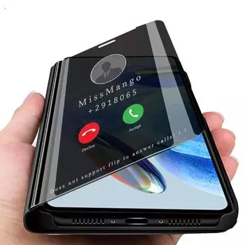 Для Xiaomi Redmi Note 12 Pro Plus 5G флип-чехол умный зеркальный кожаный чехол Note12 Pro + RedmiNote12 4G магнитная подставка для книг Fundas For Redmi Note 12 4G розового золота