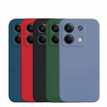 Для Xiaomi Redmi Note 13 5G чехол роскошный TPU противоударный жидкий силиконовый чехол для телефона Xiaomi Redmi Note 13 Pro Plus Redmi Note 13 5G чёрный