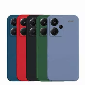 Для Xiaomi Redmi Note 13 Pro Plus чехол роскошный TPU противоударный жидкий силиконовый чехол для телефона Xiaomi Redmi Note 13 Pro Plus Redmi Note13 ProPlus чёрный