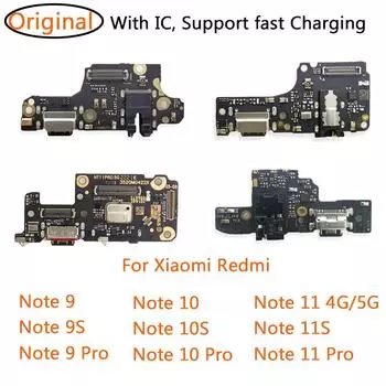 Для Xiaomi Redmi Note 9 10 11 Pro 9s 10s 11s 9Pro 10Pro 4G 5G USB-разъем для зарядки док-станция гибкий кабель Note 9