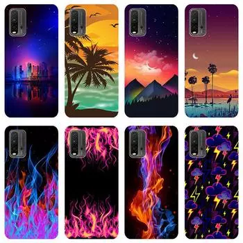 Для Xiaomi Redmi Note 9T 9 T Redmi9T Note9T чехол Мягкая силиконовая задняя крышка модный чехол для телефона с героями мультфильмов For Xiaomi Redmi Note 9T