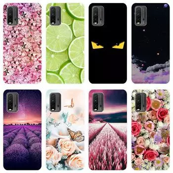 Для Xiaomi Redmi Note 9T 9 T Redmi9T Note9T чехол Мягкая силиконовая задняя крышка чехол для телефона с рисунком Звездное небо For Xiaomi Redmi Note 9T