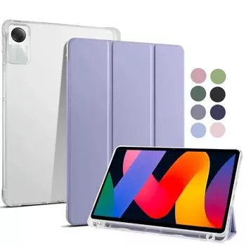Для Xiaomi Redmi Pad RedMiPad SE 2023 чехол с держателем для ручки откидная подставка мягкая силиконовая задняя крышка для планшета Redmi Pad SE 11 чехол Redmi Pad SE 11 inch чёрный