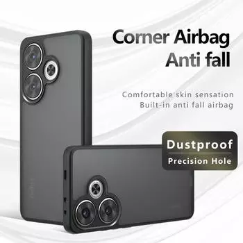 Для Xiaomi Redmi Turbo 3 Turbo3 матовый против отпечатков пальцев прозрачный цветной противоударный чехол из ТПУ с защитой от падения, не желтеющий, защитная задняя крышка Turbo 3 прозрачный