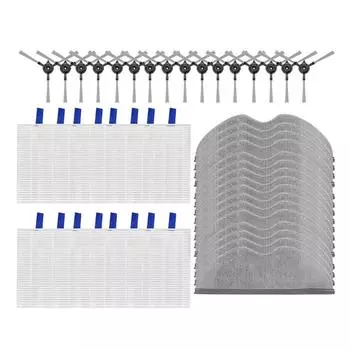 Для Xiaomi Robot Vacuum E5 / C108 Боковая щетка Heap Filter Mop Cloth Аксессуары Запасные части