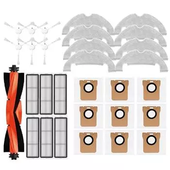 Для Xiaomi Robot Vacuum X10 запасные части основная боковая щетка фильтр Hepa ткань для швабры пылесборник сменные аксессуары