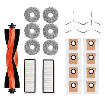 Для Xiaomi Robot Vacuum X20 +/ X20 Plus аксессуары пылесборник салфетка основная боковая щетка фильтр Hepa запасные части