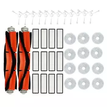 Для Xiaomi S10+ / S10 Plus робот-пылесос основная боковая щетка фильтр Hepa тряпка для швабры запасные части