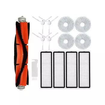 Для Xiaomi S10+ / S10 Plus робот-пылесос запасные части аксессуары основная боковая щетка фильтр Hepa тряпка для швабры CHINA