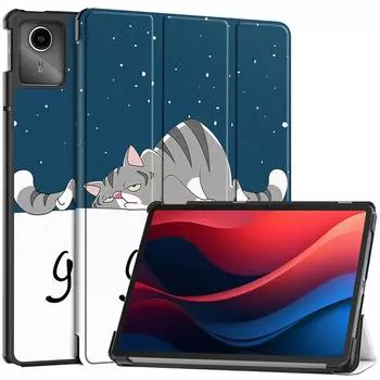 Для Xiaoxin Pad 2024 чехол 11 дюймов подставка планшет чехол Funda для Lenovo Tab M11 TB330FU TB331FC магнитный смарт-чехол для планшета дети For Lenovo Tab M11 чёрный