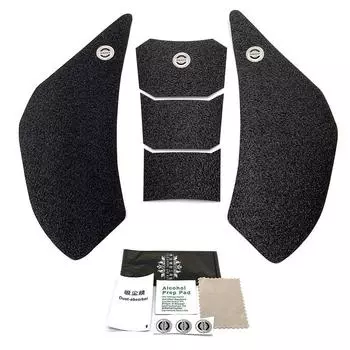 Для YAMAHA FZ6 FZ-6 FZ 6 Fz6 2006-2010 мотоцикл ПВХ противоскользящие накладки на топливный бак газовый наколенник сцепление наклейка чёрный