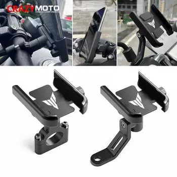 Для YAMAHA MT01 MT09 MT07 MT10 MT03 MT 09 07 03 10 Аксессуары Мотоциклетный руль Держатель мобильного телефона Подставка для GPS Кронштейн