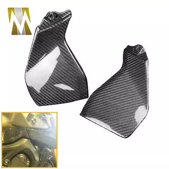 Для Yamaha MT09 FZ09 2013-MT 09 крышка топливного бака аксессуары для мотоциклов карбоновый обтекатель бензобака боковая защита чёрный