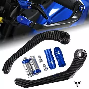 Для YAMAHA MT09 MT07 MT10 MT03 TRACER 900 700 GT FZ09 XSR700 900-2023 ручки руля мотоцикла защитная тормозная муфта синий