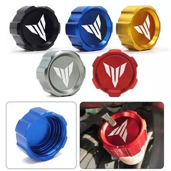 Для Yamaha Mt 07 Mt07 Mt09 Tracer 700 900 GT Tracer9/7/Gt 2021 Yzf R6 R1 R7 Алюминиевая крышка масляного бака, крышка бачка тормозной жидкости серый