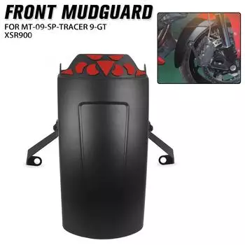 Для Yamaha MT 09 SP MT09 MT-09 TRACER9 GT TRACER 9 GT 2025-2025 2025 Удлинитель переднего крыла Кронштейн для защиты рук Удлинитель брызговика чёрный