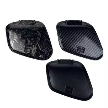 Для Yamaha Nmax v2 nmax nmax155 2020-2022 Крышка для ящика для инструментов Крышка ABS UPGRADE Боковой карман Крышка зарядного устройства Водонепроницаемая крышка чёрный