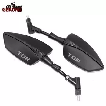 Для YAMAHA TDR125 TDR240 TDR250 TDR 125 240 250 боковое зеркало заднего вида для мотоцикла чёрный