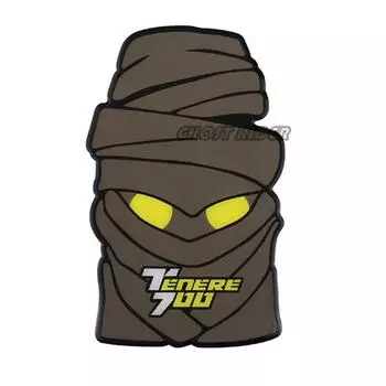 Для Yamaha Tenere 700 Tenere700 Мотоцикл 3D Edge Gel Топливный бак Pad Наклейки Газовый мазутный бак Защитные аксессуары коричневый